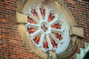 Clarksville Foundry produced the aluminum frames to restore the rosette windows at First Presbyterian Church in Clarksville, Tenn.