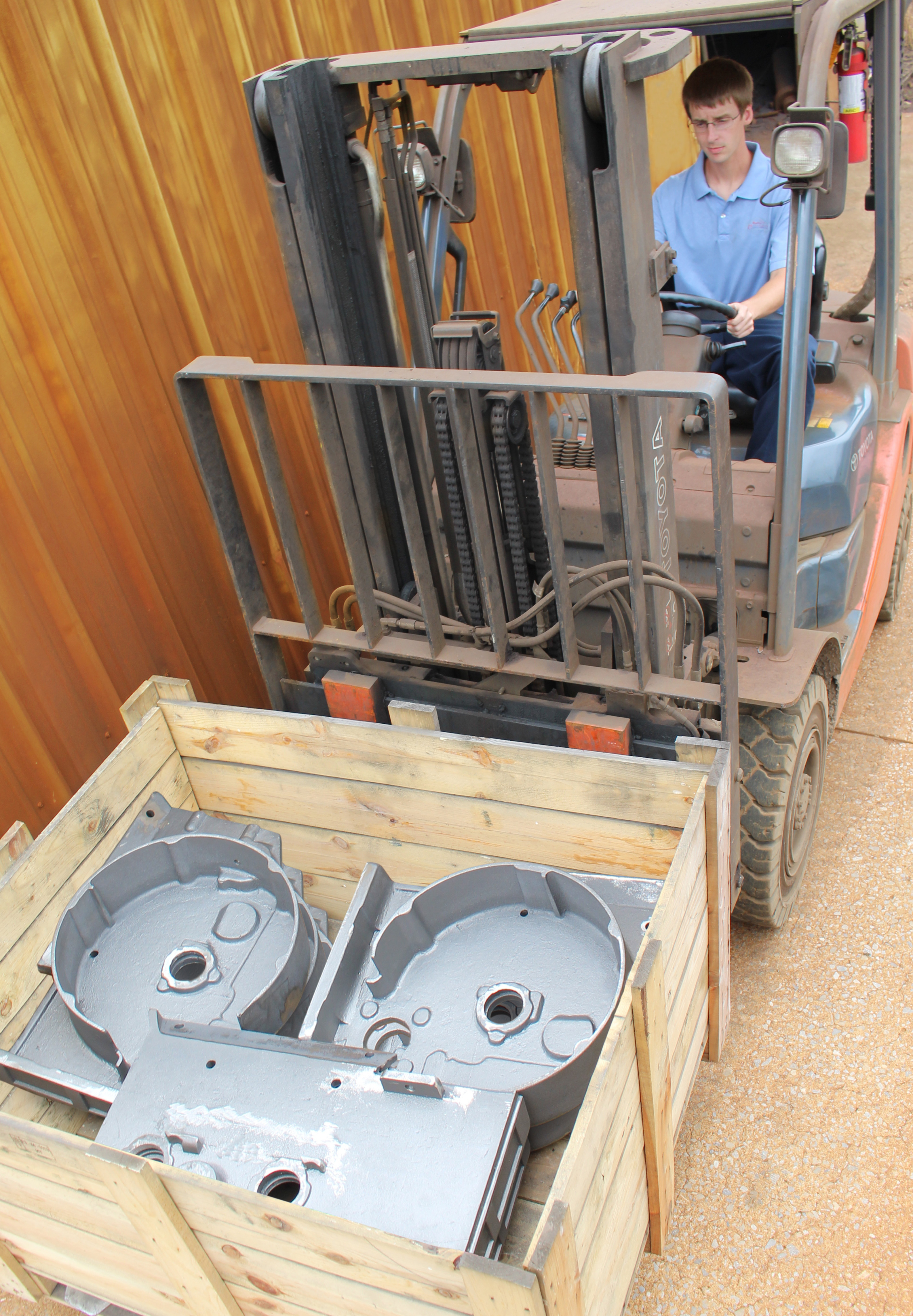Clarksville Foundry offers turnkey crating and shipping capabilities.