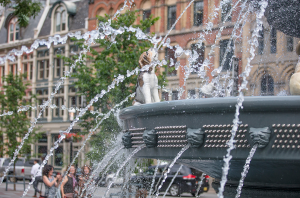 Berczy Park Fountain - Photo by Industryous Photography